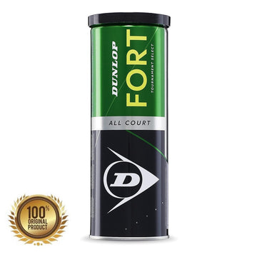 Dunlop Fort All Court Tennis Balls, Set of 3 Piece per can